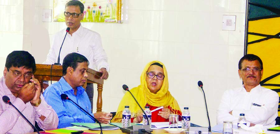 Participants at a workshop under Bio Technology Project of Bangladesh Agriculture Development Corporation in its building in the city on Tuesday.