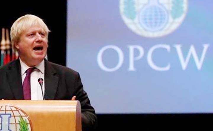 OPCW now "has a crucial extra power to point the state responsible said Mr Boris Johnson."