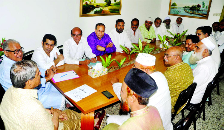 BNP Secretary General Mirza Fakhrul Islam Alamgir speaking at the 20-party alliance meeting held at the party's Gulshan office on Wednesday.