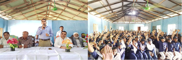 An anti- corruption meeting was held at Kutubzom Offshore High School in Moheshkhali yesterday. Mohammad Abul Kalam, UNO was present as Chief Guest.