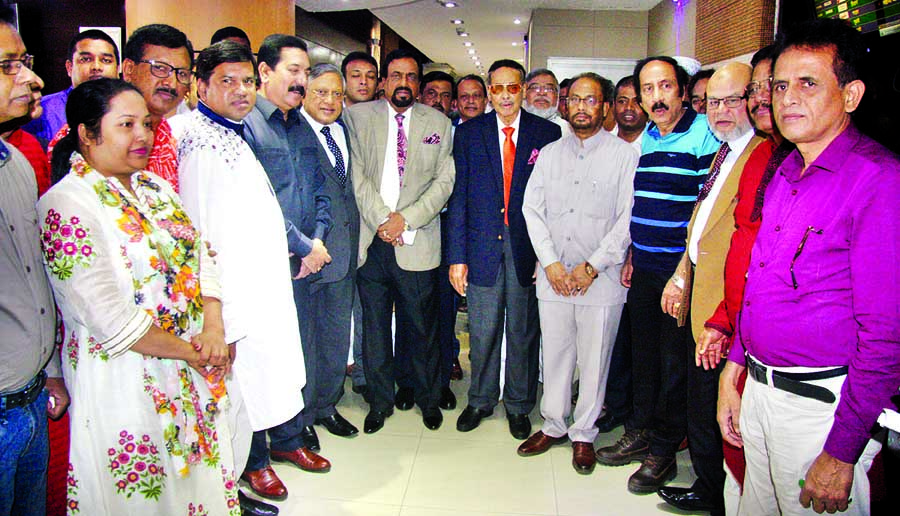 Leaders and activists of Jatiya Party see off its Chairman Hussain Muhammad Ershad at Hazrat Shahjalal International Airport on Monday on the eve of his departure to Singapore.