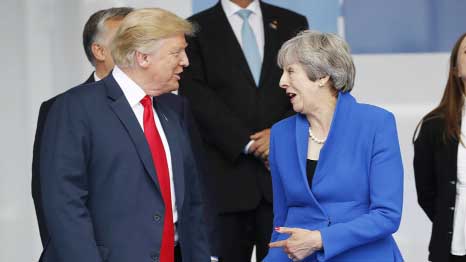 Donald Trump chastised Theresa May for ignoring his advice on Brexit and not making a credible threat to walk away from talks.