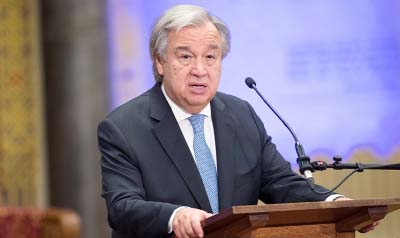 UN Secretary-General Antonio Guterres on Saturday urged Israelis and Palestinian Arabs to avoid "another devastating conflict"" following the latest escalation in Gaza."