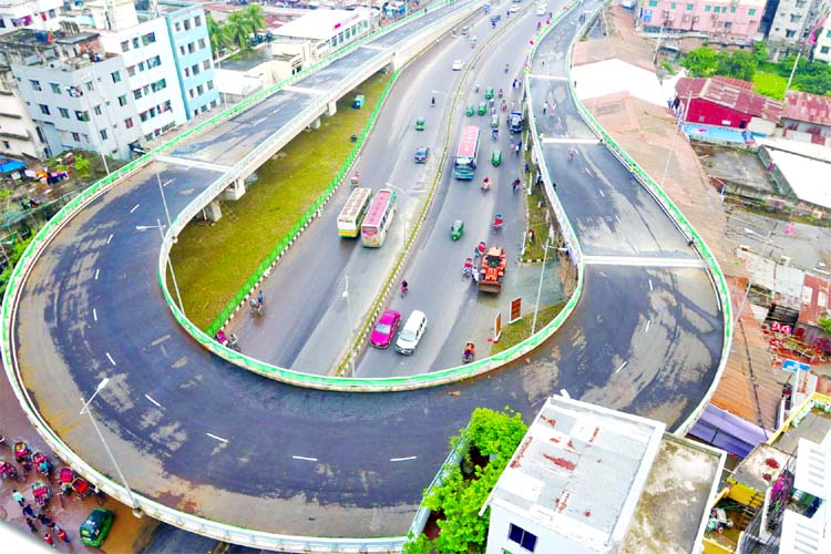 City's Badda North U-loop likely to be inaugurated for traffic by Prime Minister Sheikh Hasina today.