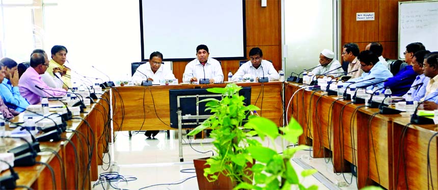 Md. Zohurul Haque, Member (Admin) of Bangladesh Power Development Board (BPDB), presiding over the Central Reveune Meeting at Biduuyut Bahban on Saturday. Md. Fakhruzzaman, Md. Mostafizur Rahman, Selim Ahmad, Members of different divissions, Chief Engenee