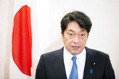 Japan's Defense Minister Itsunori Onodera: spending big to guard against North Korea's missile threat.