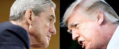 Mueller is investigating whether Trump's tweets constitute an attempt to obstruct justice with respect to the probe into his campaign's ties with Russia.