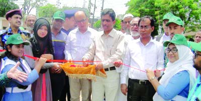 SYLHET: Additional Divisional Commissioner (General) Azam Khan inaugurating Divisional Plantation Programme and Tree Fair on Saturday.
