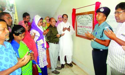 SYLHET: Mahmud us- Samad Chowdhury MP offering Munajat after inaugurating Sheikh Hasina ICT Building at South Surma College as Chief Guest on Sunday.