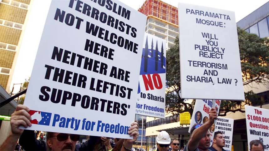 A number of anti-Islam protests have been held across the Australia against migrants in recent years.