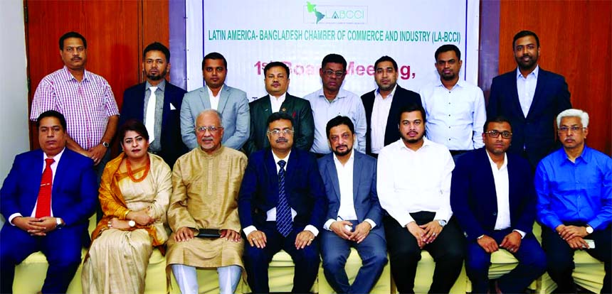 Md. Anwar Shawkat Afser, President of Latin America-Bangladesh Chamber of Commerce & Industry (LA-BCCI), attended its 1st Board of Directors Meeting at the Pan Pacific Sonargaon Hotel in the city on Tuesday. Rezaul Haq Chowdhury Mushtaq, Senior Vice-Presi
