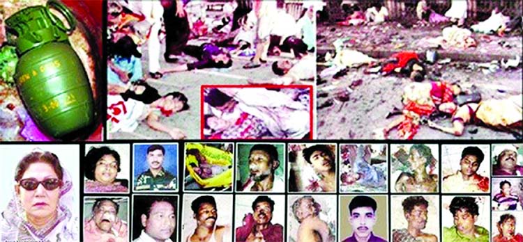 File photo of victims of August 21 grenade attack tragedy.