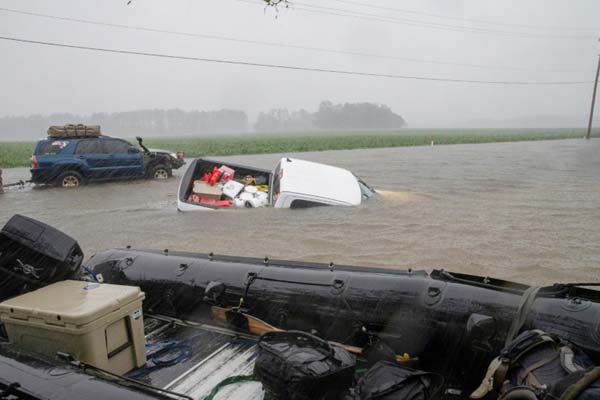 North and South Carolina have so far experienced the worst of Florence's slow-crawling path of destruction, where the storm has claimed at least 15 lives.