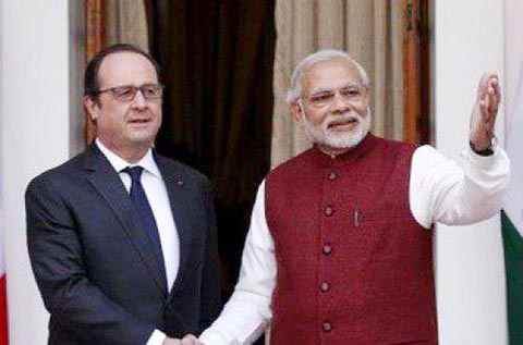 Indian Prime Minister Narendra Modi faced calls for his resignation over allegations of corruption in a military jet deal with France after former French president Francois Hollande was quoted as saying New Delhi had influenced the choice of a local partn