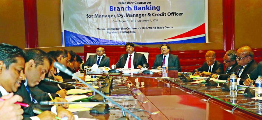 Mosleh Uddin Ahmed, Managing Director of NCC Bank Limited, attended a 2 days long training course on "Effective Branch Banking" for the Bank's Managers and Officers of Chattogram based branches at a local auditorium recently as chief guest. SA Choudhur