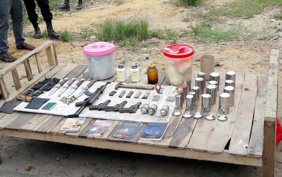 RAB recovered huge arms and ammunition from Zorargonj yesterday.