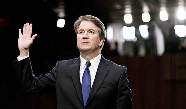 Brett Kavanaugh, shown here testifying to the Senate Judiciary Committee, is expected to be confirmed as the next Supreme Court justice in a Senate vote.