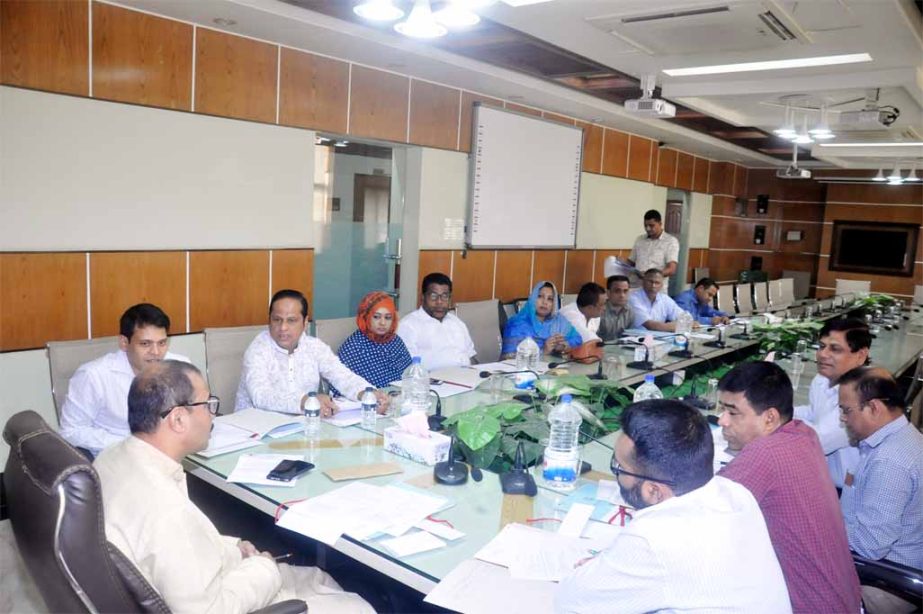 CCC Mayor AJM Nasir Uddin speaking as Chief Guest at the standing committee meeting of the Chattogram City Corporation yesterday