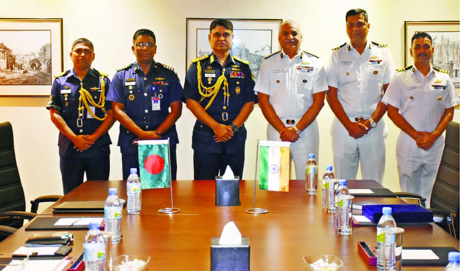 Director General of Bangladesh Coastguard Rear Admiral Auranzeb Chowdhury along with other distinguished persons at the Heads of Asian Coastguard Agencies Meeting at Hotel Radisson in the city on Tuesday.