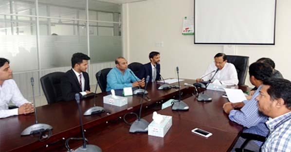 A view of signing a MoU between Hamdard University Bangladesh and New Horizons Computer Learning Centers at Hamdard Nagar, Gazaria, Munshiganj recently.