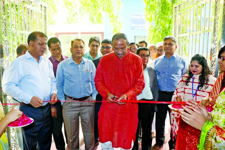 Science and Technology Minister Yeafesh Osman inaugurating genome research laboratory, first of its kind in Bangladesh Council of Scientific and Industrial Research (BCSIR) on Saturday.