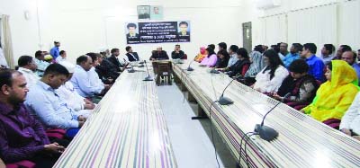 GAZIPUR: Senior District and Session Judge AKM Enamul Haq presided over a memorial meeting of Judge Sohel Ahmed and Jagannath Pora who were killed by bomb blast by JMB on November 14, 2005 at Gazipur District Judge Auditorium on Wednesday.