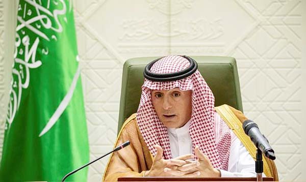 Saudi Foreign Minister Adel Al-Jubeir: 'In Saudi Arabia our leadership is a red line'.