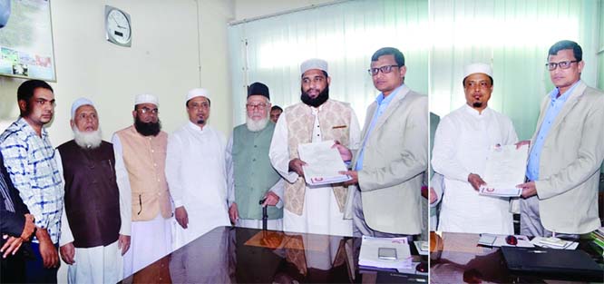 SYLHET: Two candidates of Khelafot Mozlish Md. Muntasir Ali (Sylhet-2) and Moulana Dilwar Hussain (Sylhet-3) submitted their nomination papers on Tuesday.