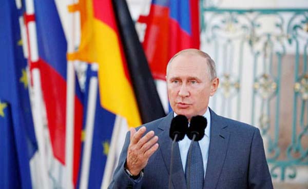 Russian President Vladimir Putin on Wednesday accused Ukrainian President Petro Poroshenko of orchestrating a naval "provocation"" in the Black Sea."