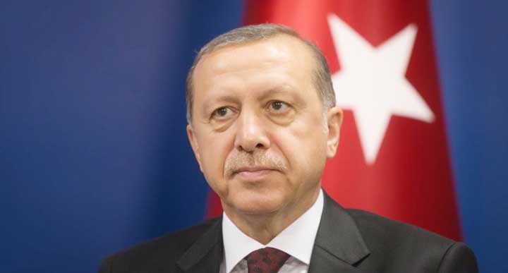 Turkish President Recep Tayyip Erdogan during World Humanitarian summit in Istanbul