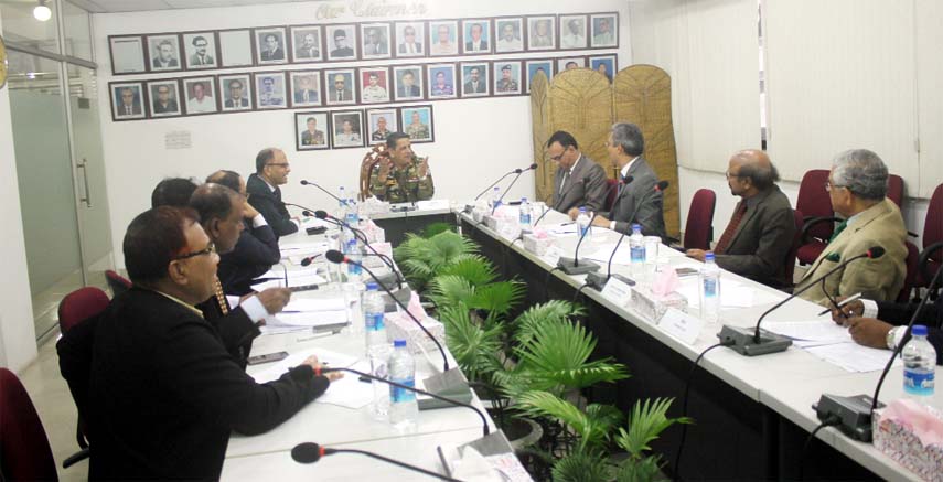 Chairman of Bangladesh Tea Board Major General Mohammed Jahangir Al Mustahidur Rahman presided over the 86th board meeting in Chittagong at Conference Room of Cha Board on Wednesday. Member (Research and Dev) Md. Golam Mowla, Member (Finance & Com.)
