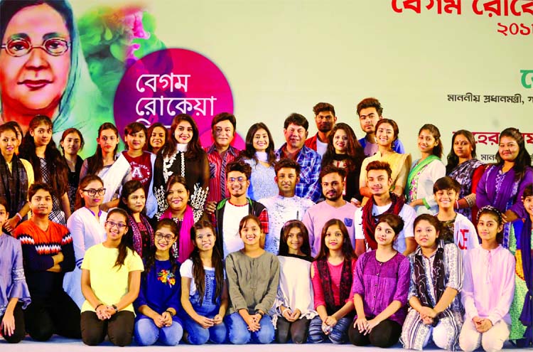 DANCE DRAMA ON BEGUM ROKEYA DAY: Yesterday was Begum Rokeya Day. On the occasion of marking the day, Rokeya Award was given at Bangabandhu International Conference Centre. After award giving ceremony, Prime Minister Sheikh Hasina enjoyed the cultural perf