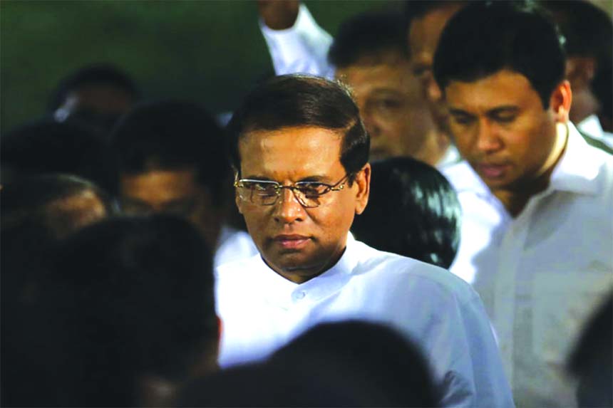 It was not immediately clear if Wednesday's resolution would be accepted by Sirisena.