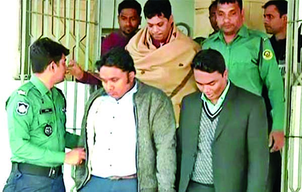 Three officials of Pubali Bank Limited, including Chawkbazar Branch Manager, in Chattogram were arrested from the office on Monday in connection with the embezzment of over Taka 12.85 crore.