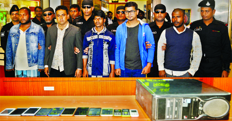 Five people were arrested by RAB on Thursday in separate drives on charges of cyber crimes for creating fake accounts on social media Facebook using the name of Prime Minister Sheikh Hasina.