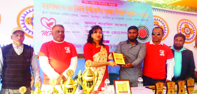 CHANDPUR: Sharmin Akter, UNO, Matlab Uttar inaugurating the 'Pigeon Mela as Chief Guest on Friday .