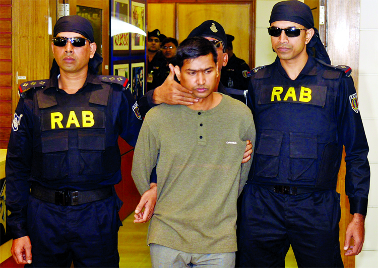 Charge-sheeted accused of Gulshan Holey Artisan Bakery attack was arrested by the RAB from Gazipur on Saturday night.