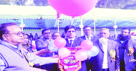 RANGPUR: Muhammad Joynul Bari, Divisional Commissioner inaugurating the 48th Regional School Madrasa and Vocational Education Winter Games and Sports Competition as Chief Guest at Rangpur Zilla School ground on Sunday.