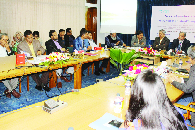 A view exchange meeting on implementation of Prime Minister's committed project at Sunamganj and B'baria districts was held at LGED Headquarters, Agargaon in the city with LGED Chief Engineer Md Abul Kalam Azad in the chair recently.