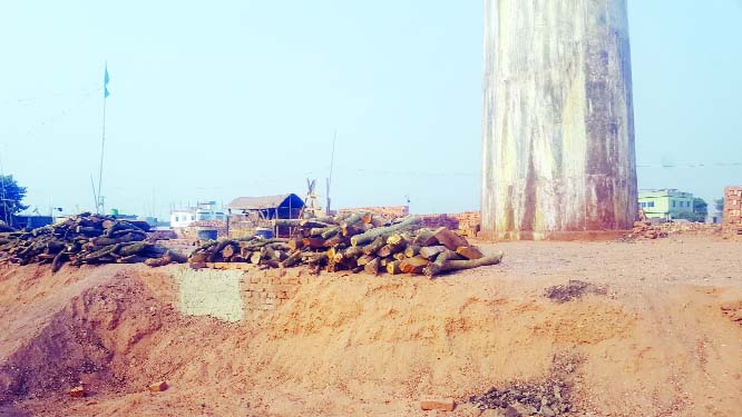 KERANIGANJ: A view of illegal brick kilns at Konda Union in South Keraniganj thana.