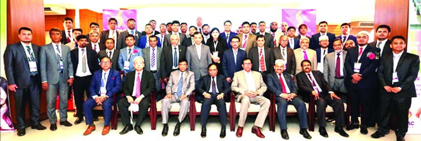 S M Amzad Hossain, Chairman of South Bangla Agriculture and Commerce (SBAC) Bank Limited, attended the 'Business Conference-2019' at a hotel in the city recently. Md. Golam Faruque, Managing Director, Dr. Sayed Hafizur Rahman, Independent Director, Most