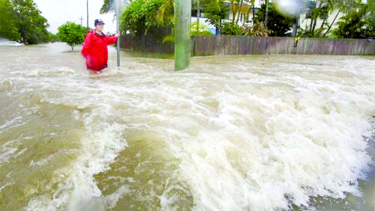 Townsville has received more than a metre of rain in just a week.