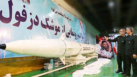 The Islamic Revolutionary Guard Corps says the latest ballistic missile, dubbed Dezful, has a range of 1,000km