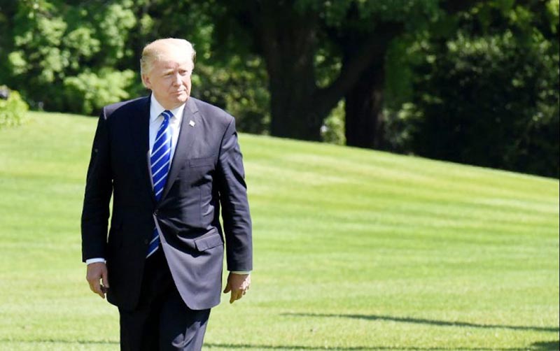 US President Donald Trump is in excellent shape for someone who describes his chief exercise as walking around the White House compound and standing up at public events.