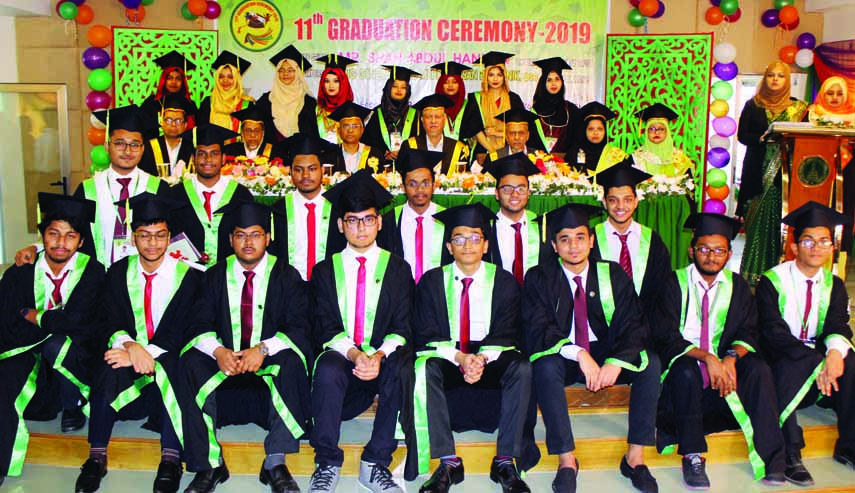 With joyous and jubilant atmosphere, graduation ceremony 2019 of Manarat Dhaka International School and College (MDIC) was held in its auditorium on Saturday. Shah Abdul Hannan, former Secretary and Chairman of Manarat Trust, spoke at the ceremony with Pr