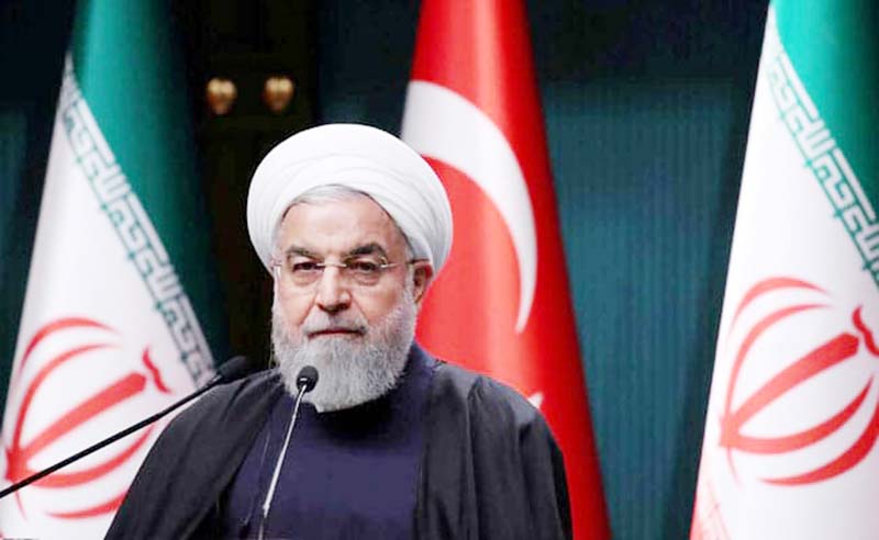 Hassan Rouhani's remarks came in a telephone conversation with Pakistani Prime Minister Imran Khan..
