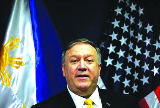 Secretary of State Mike Pompeo has blamed Cuba and Russia for stifling democracy in Venezula.
