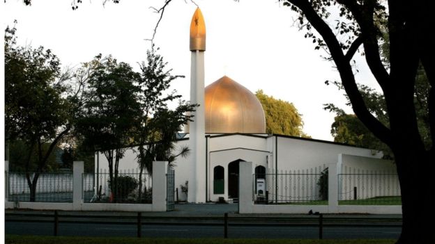 The Al Noor mosque in Christchurch, New Zealand - location of one of the shootings