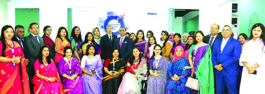 Syed Mahbubur Rahman, CEO of Dhaka Bank Limited, attended the International Women's Day-2019 at the Bank's Training Institute in the city recently. Emranul Huq, AMD, Mohammad Abu Jafar, AKM Shahnawaj, Md. Shakir Amin Chowdhury, DMDs, M Rezaur Rahman, SV