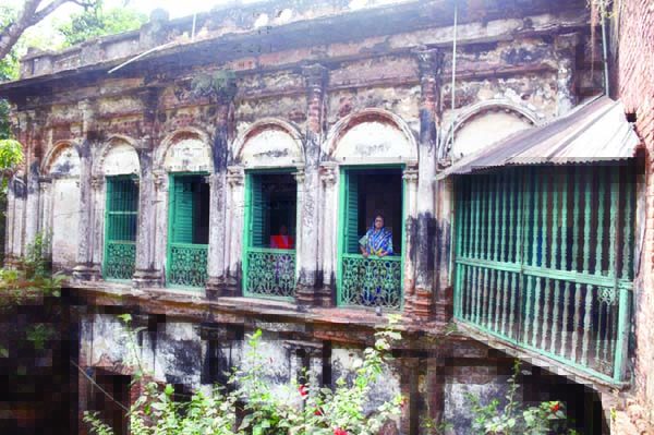 BARISHAL: A view of the house of Freedom Fighter Shri Kumud Bandhu Roy Chowdhury at Bakerganj Upazila in the district.